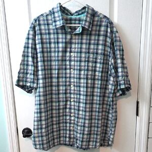 Men's 2X Casual Buttun Up Shirt